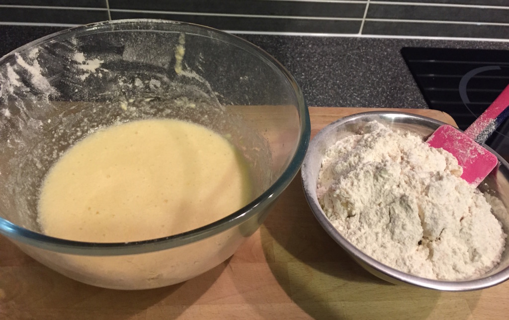 wet and dry ingredients