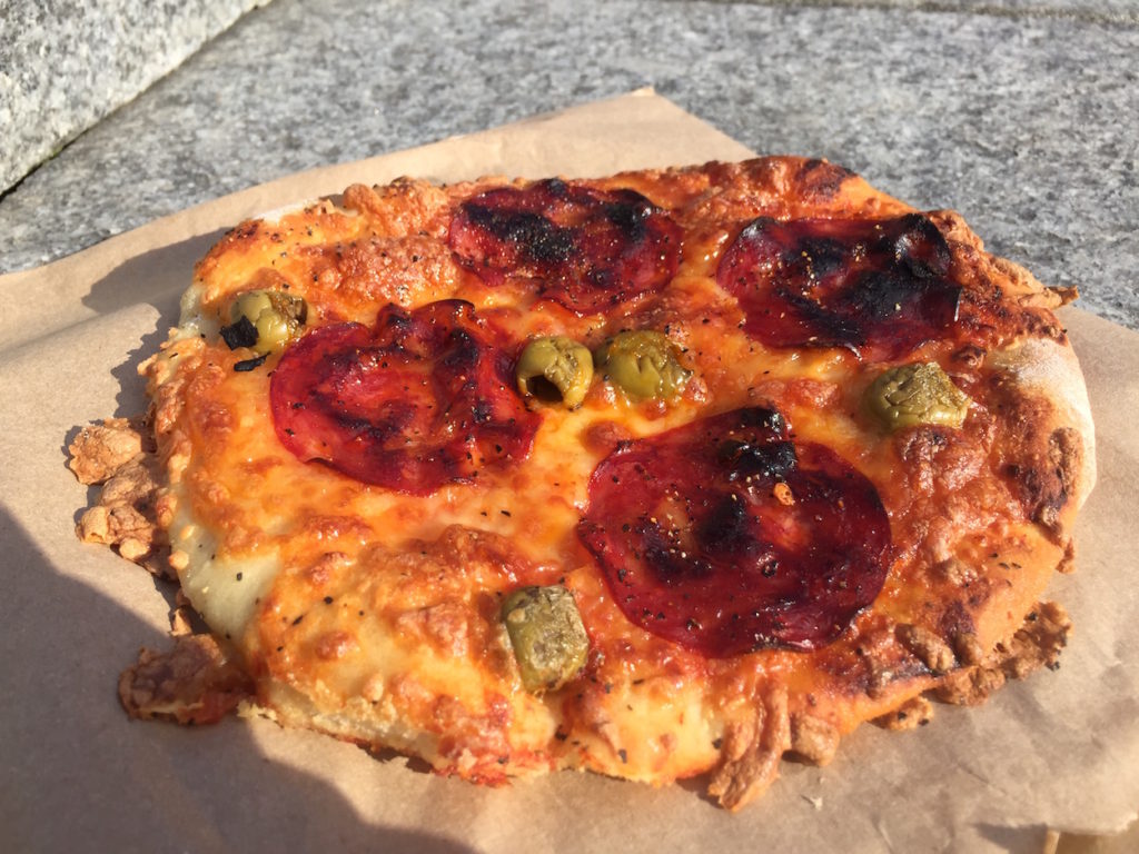 sugar down bakery pepperoni pizza