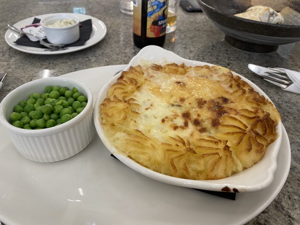 trenchers Whitley Bay fish pie