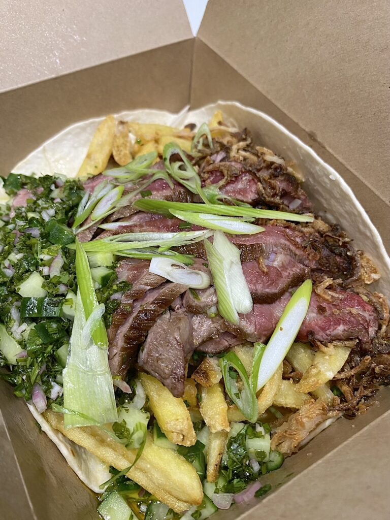 meat sauce fries bavette