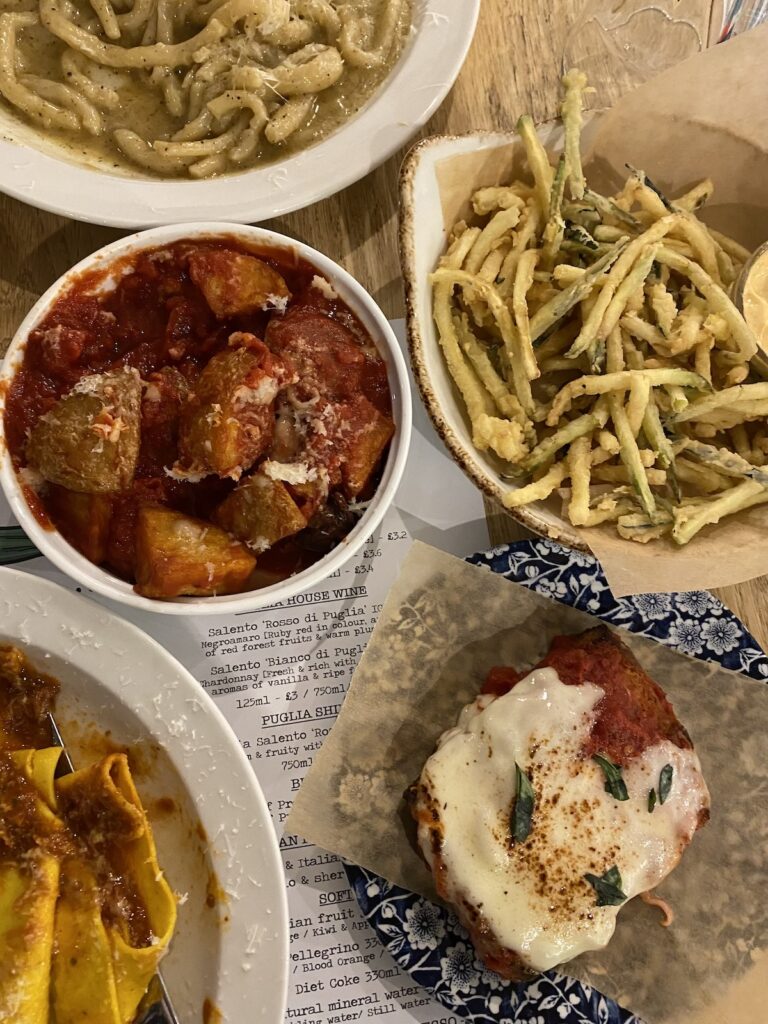 zucchini pasta bar sides