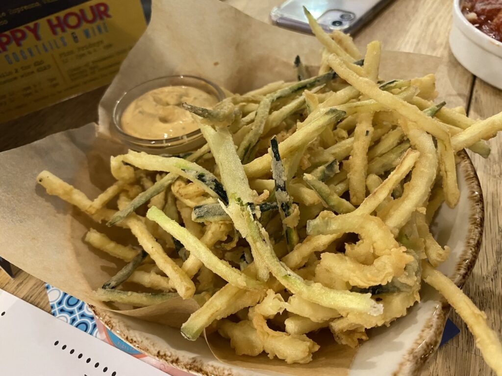 zucchini pasta bar zucchini fries