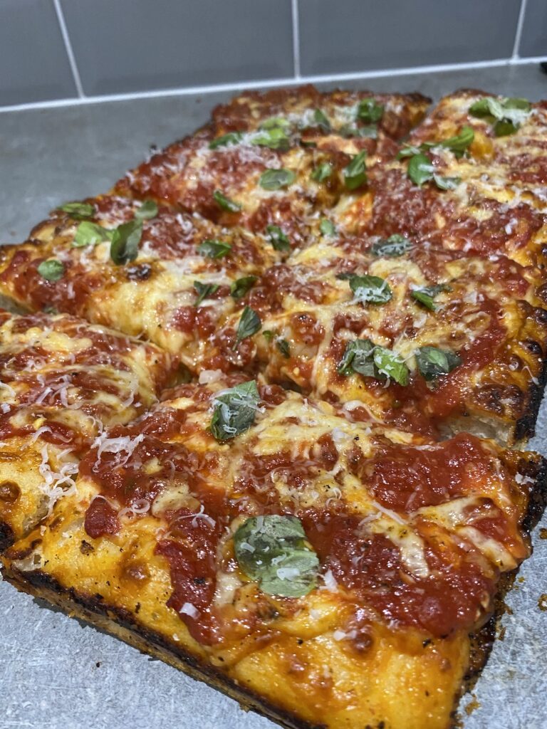 sicilian pizza recipe cut through