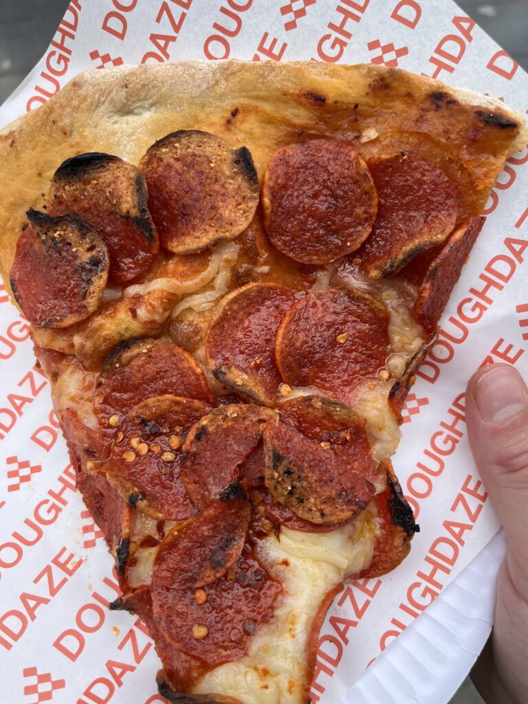 doughdaze pepperoni pizza slice
