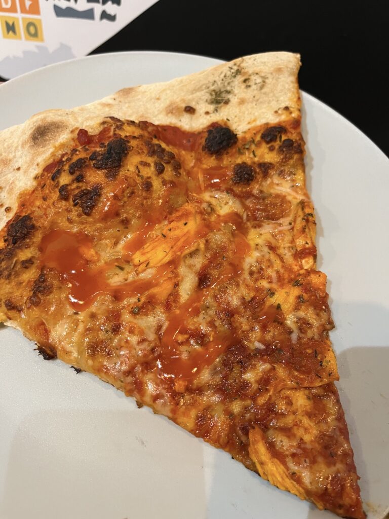 firestone artisan buffalo chicken pizza slice