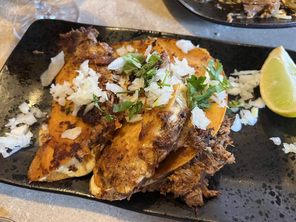 birria tacos at birria Bella jesmond